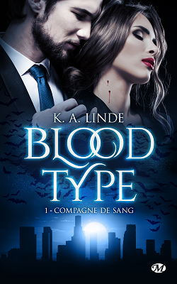 Blood type tome 1 compagne de sang over book